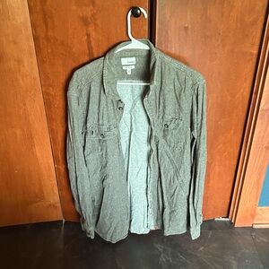 Banana Republic Men's Gray Lightweight Shirt Jacket 13